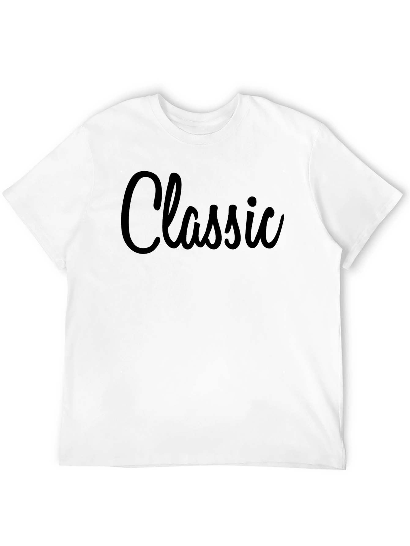 Classic Style Black T-Shirt