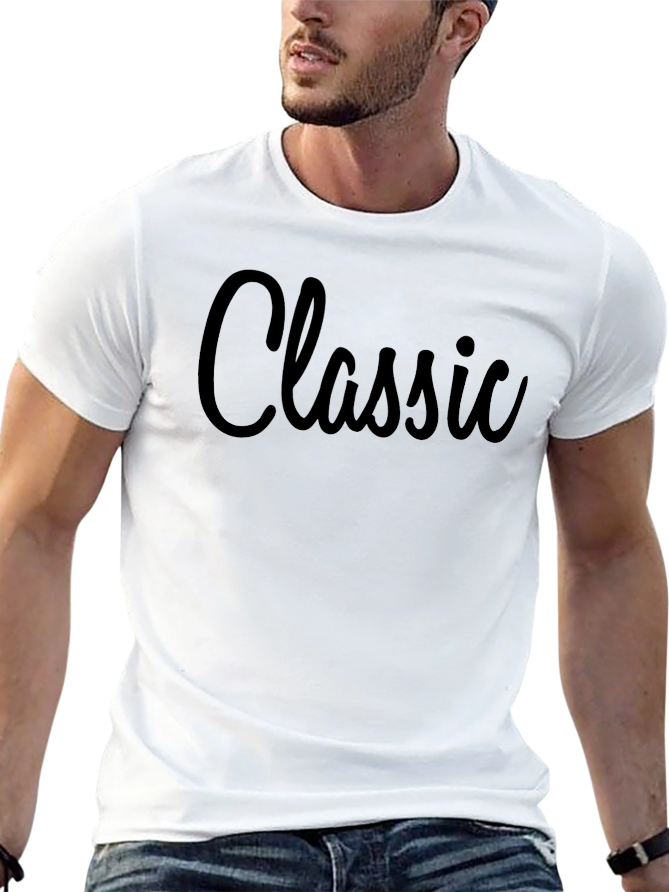 Classic Style Black T-Shirt