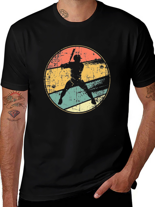 Vintage Baseball Player Graphic Tee