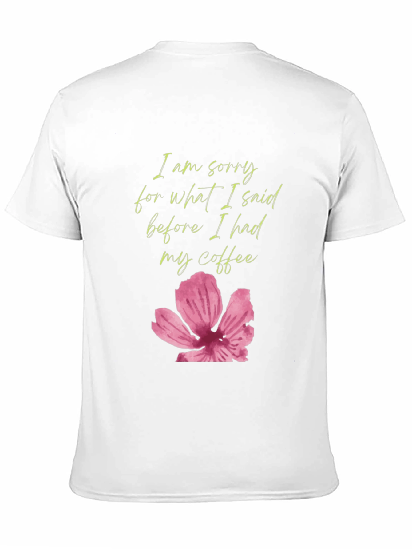 Coffee Apology Tee