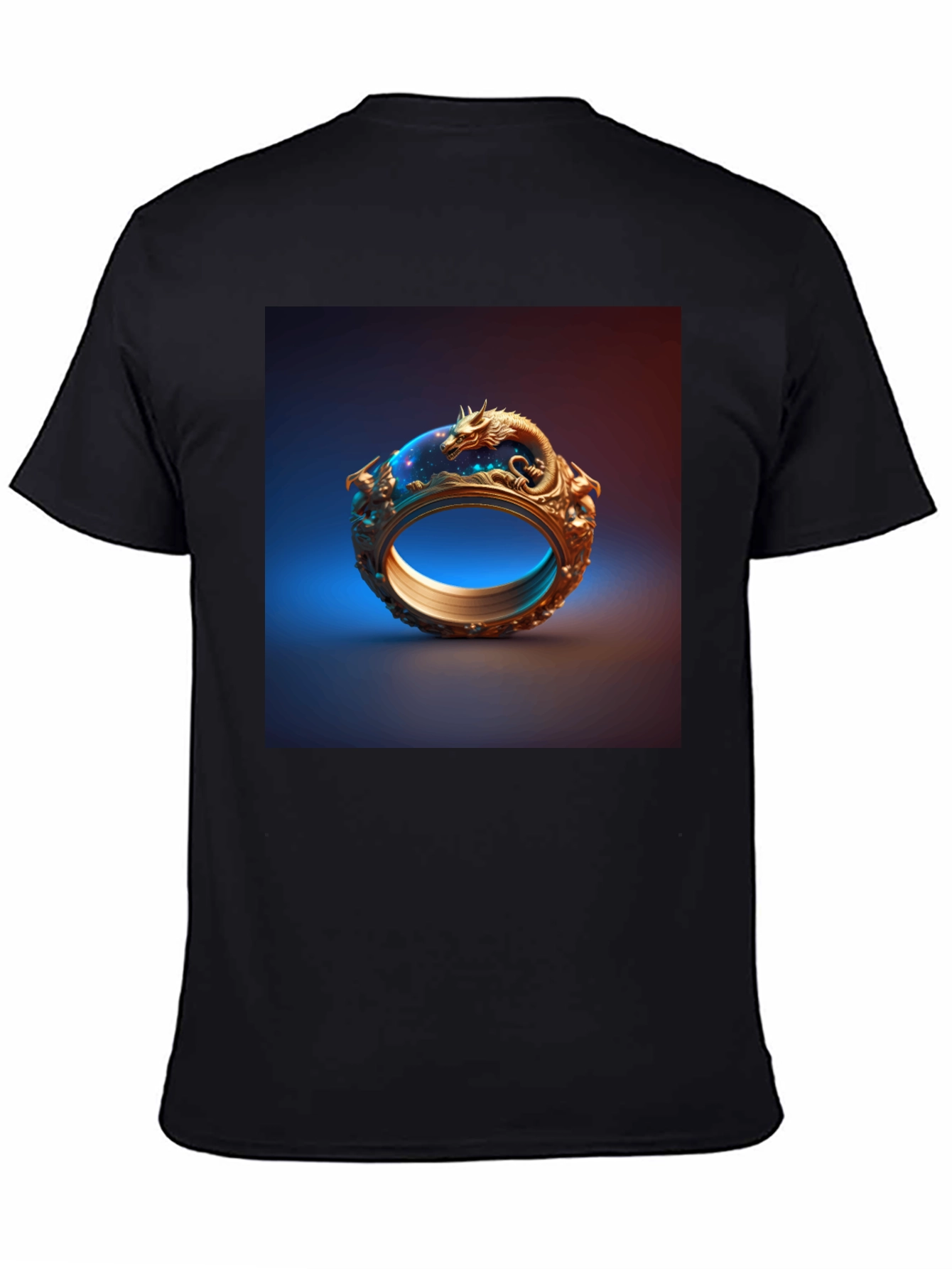 Dragon Ring Graphic Tee - Unique Design
