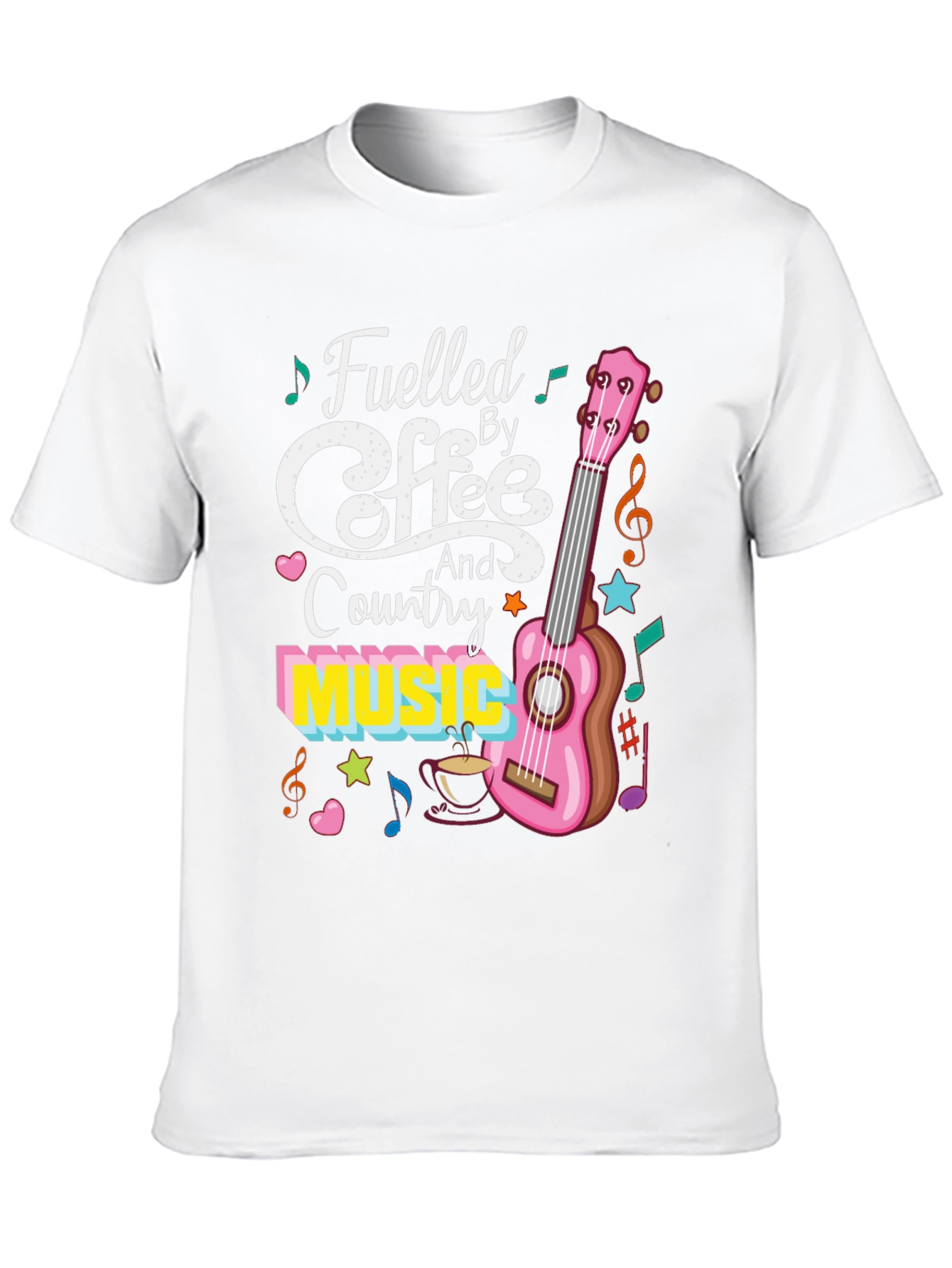 Fueled by Coffee and Country Music Graphic Tee