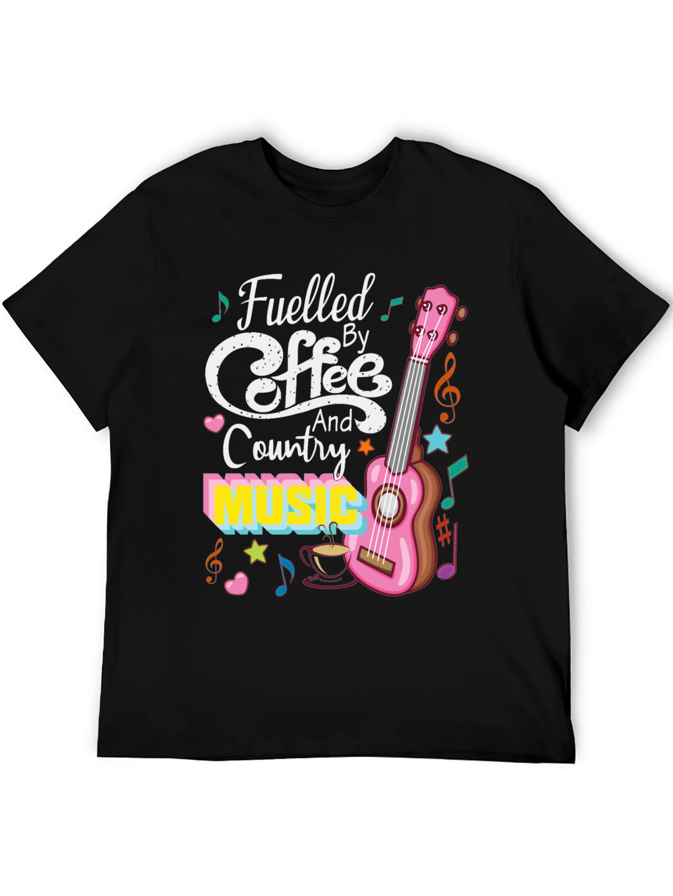 Fueled by Coffee and Country Music Graphic Tee