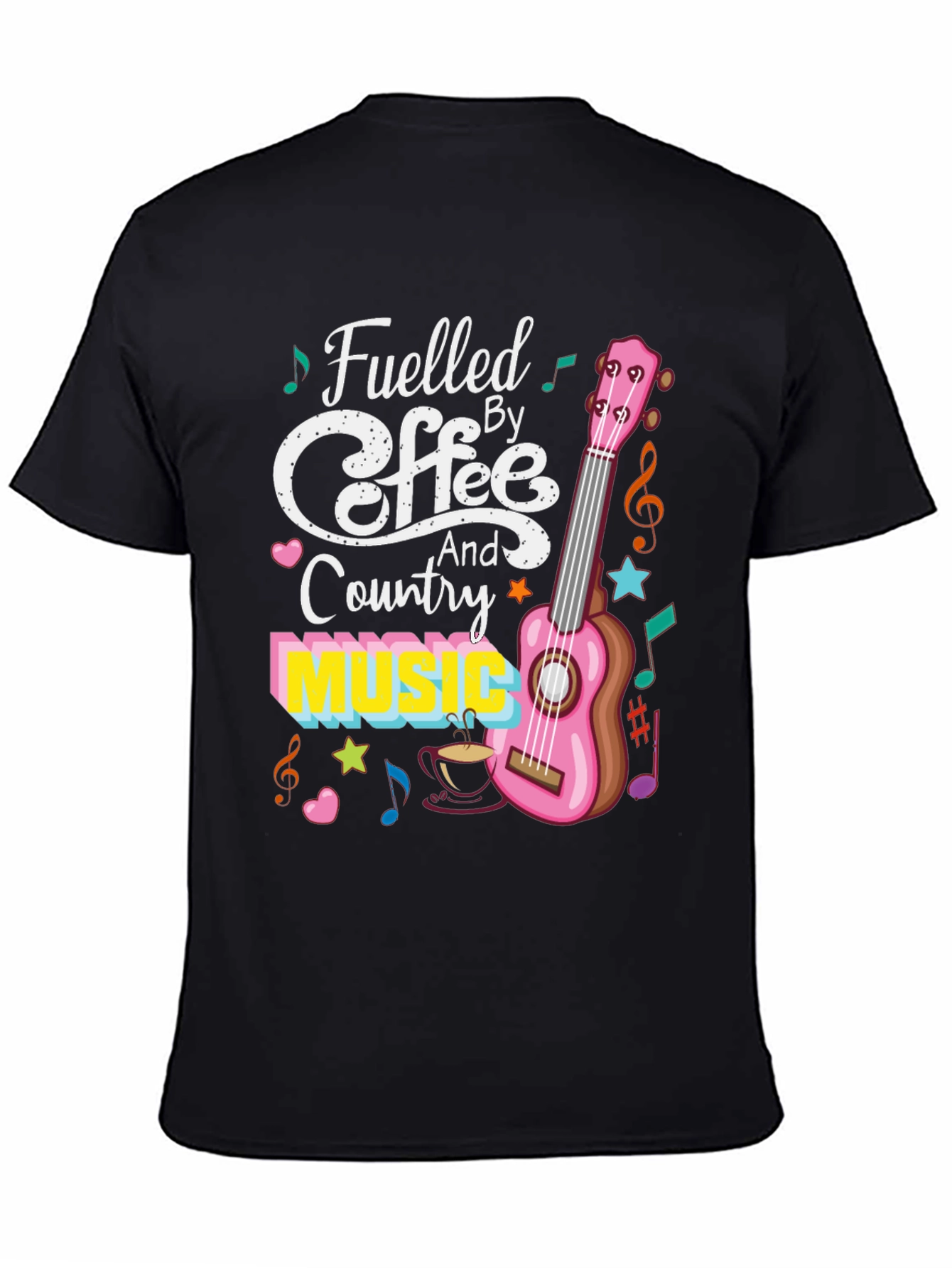 Fueled by Coffee and Country Music Graphic Tee