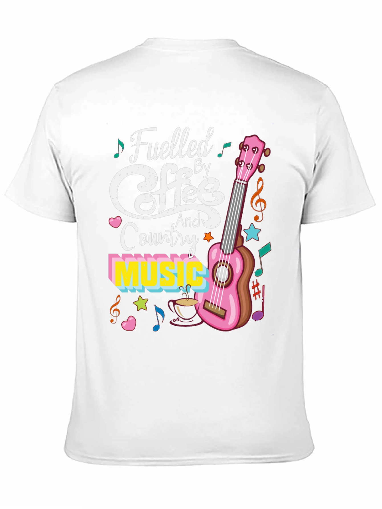 Fueled by Coffee and Country Music Graphic Tee