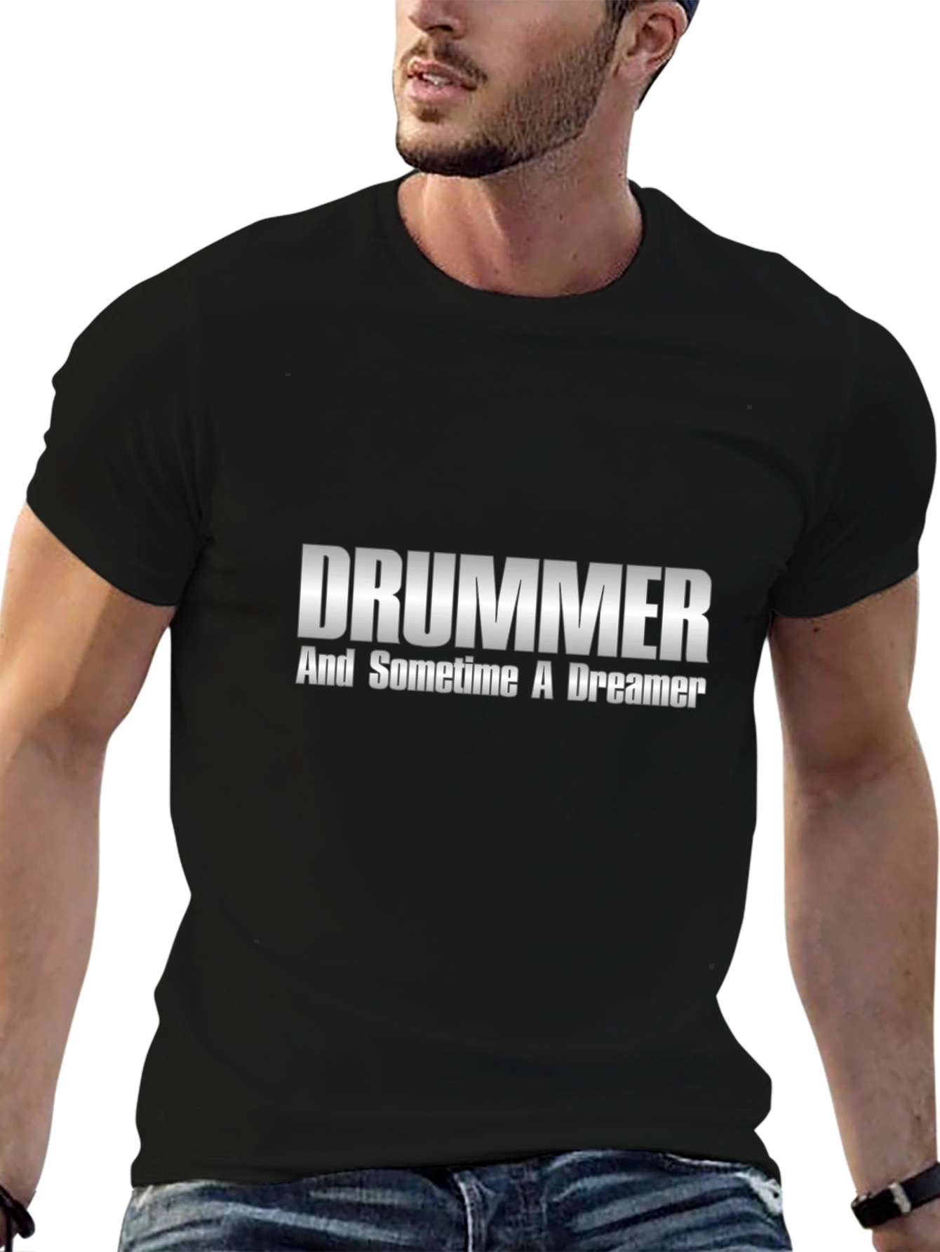 Drummer and Dreamer Black T-Shirt