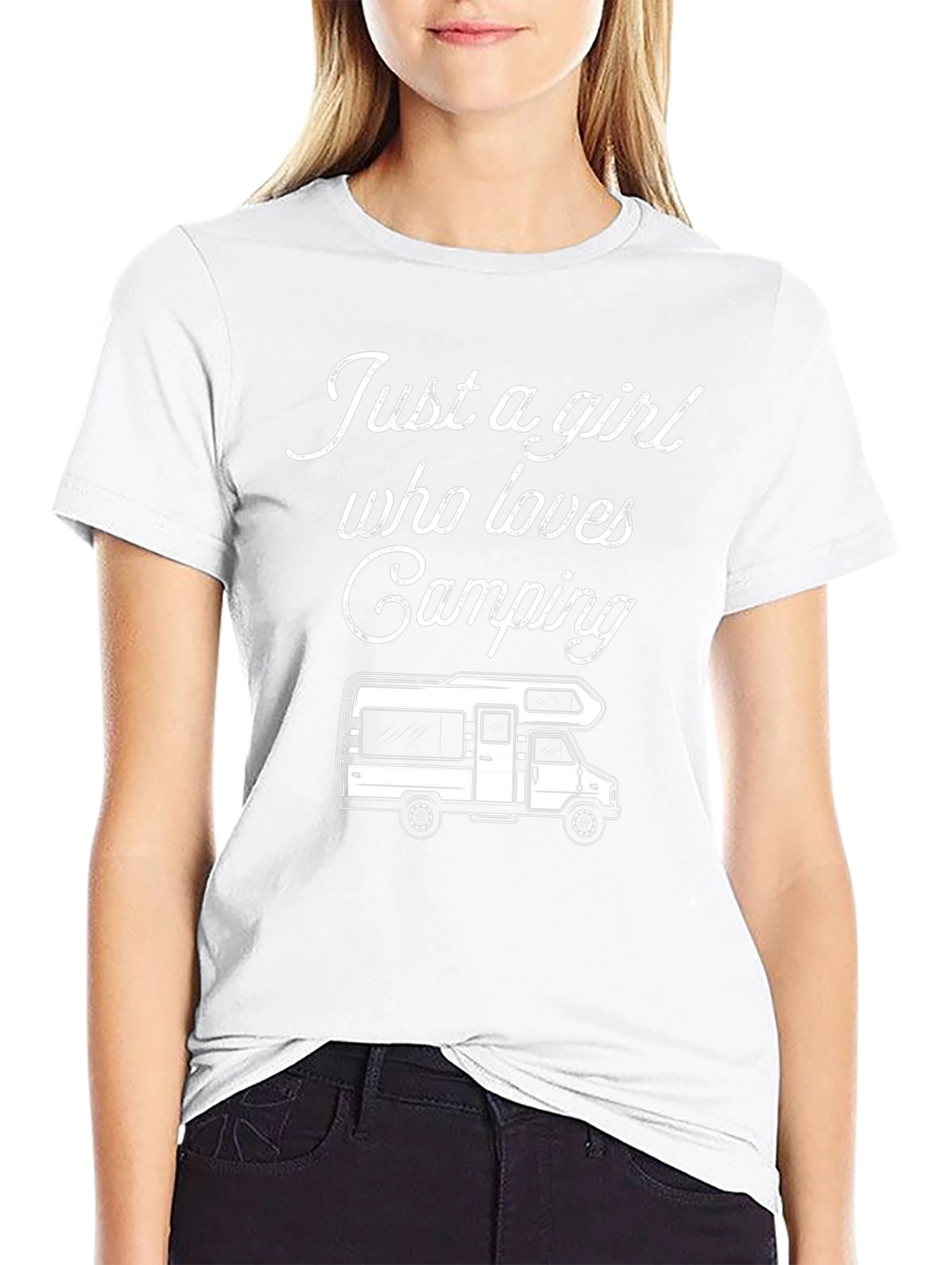 Just A Girl Who Loves Camping T-Shirt