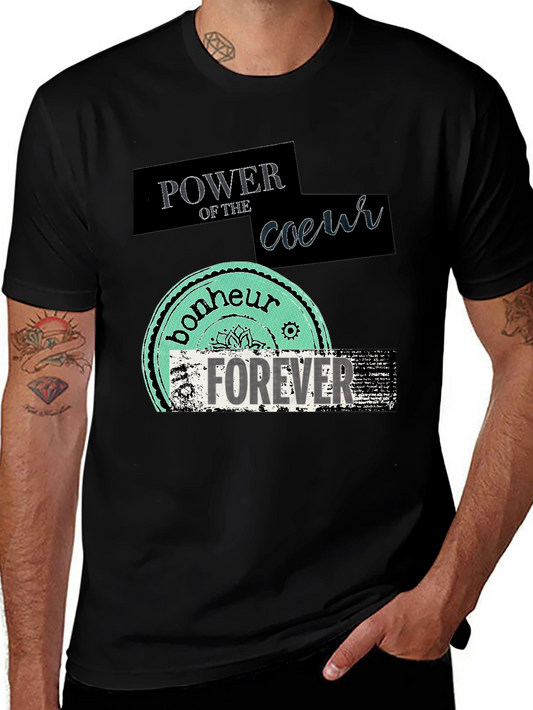 Power of Coeur Graphic T-Shirt
