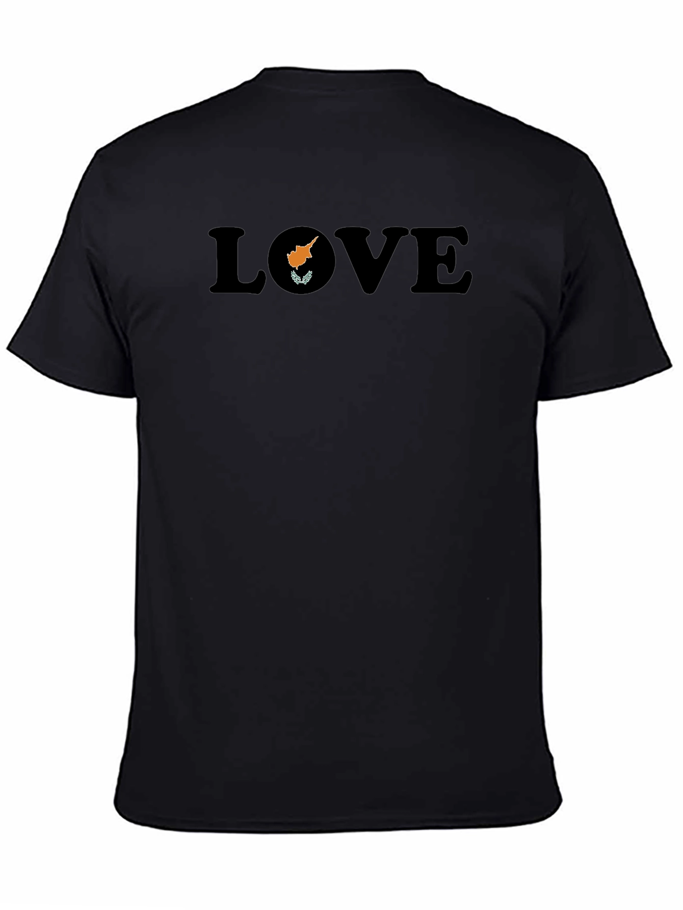 Love Cyprus T-Shirt - Black Graphic Tee