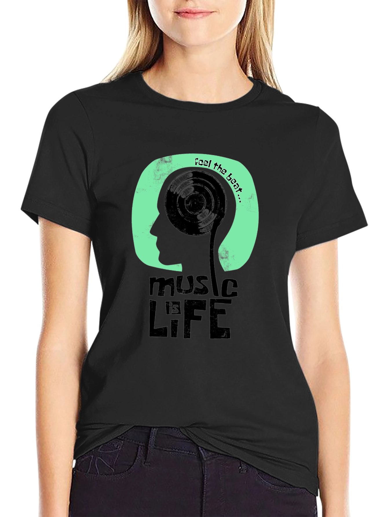 Music is Life Graphic T-Shirt