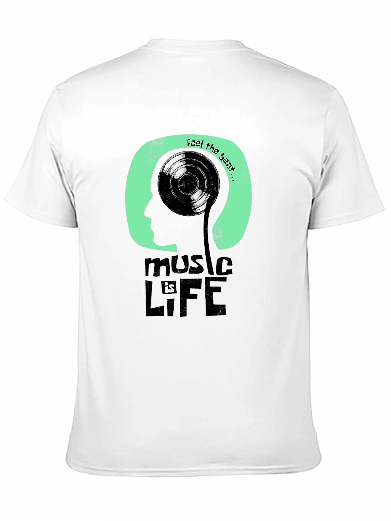 Music is Life Graphic T-Shirt