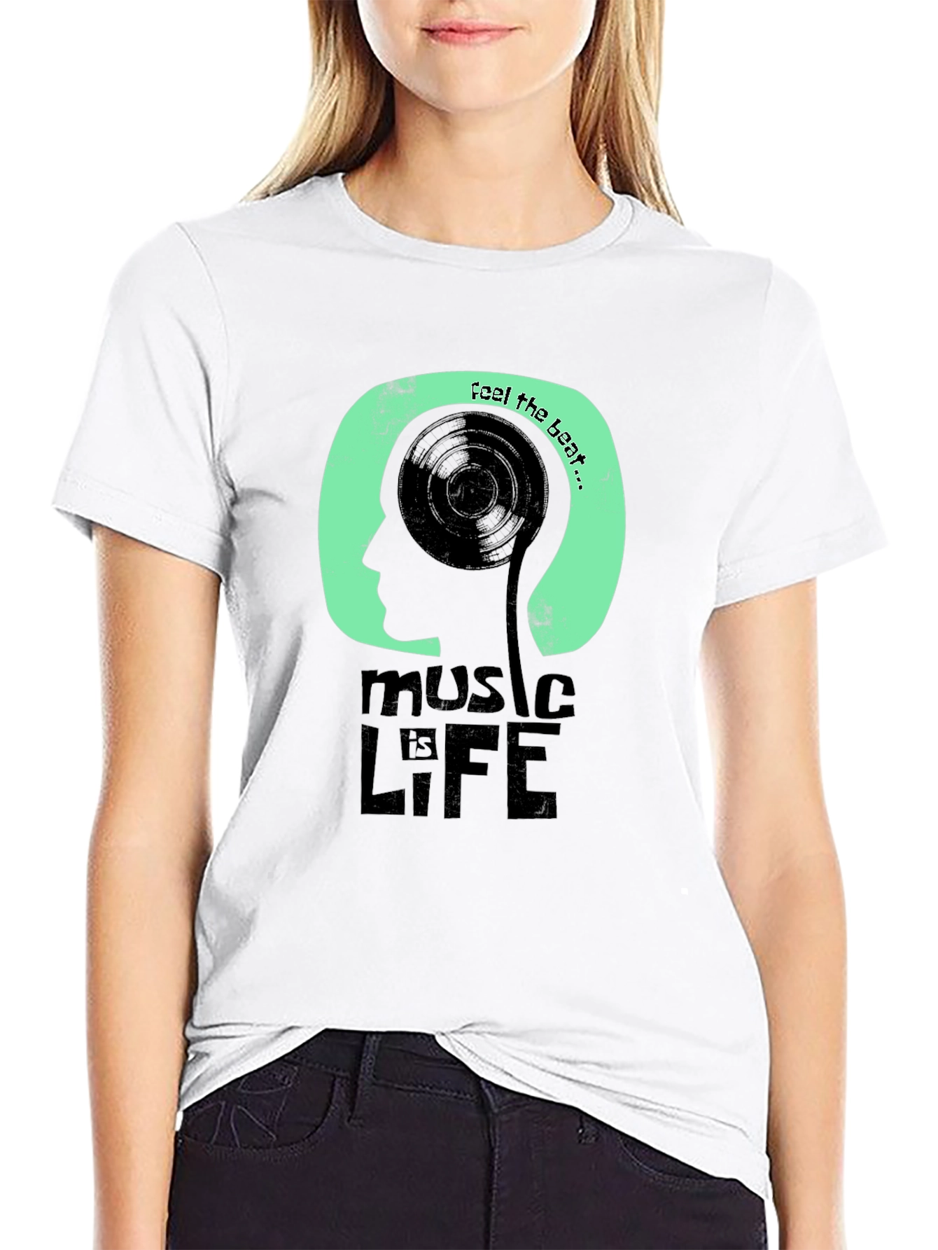 Music is Life Graphic T-Shirt