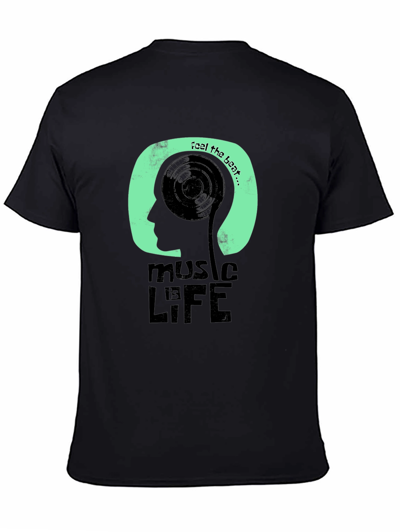 Music is Life Graphic T-Shirt