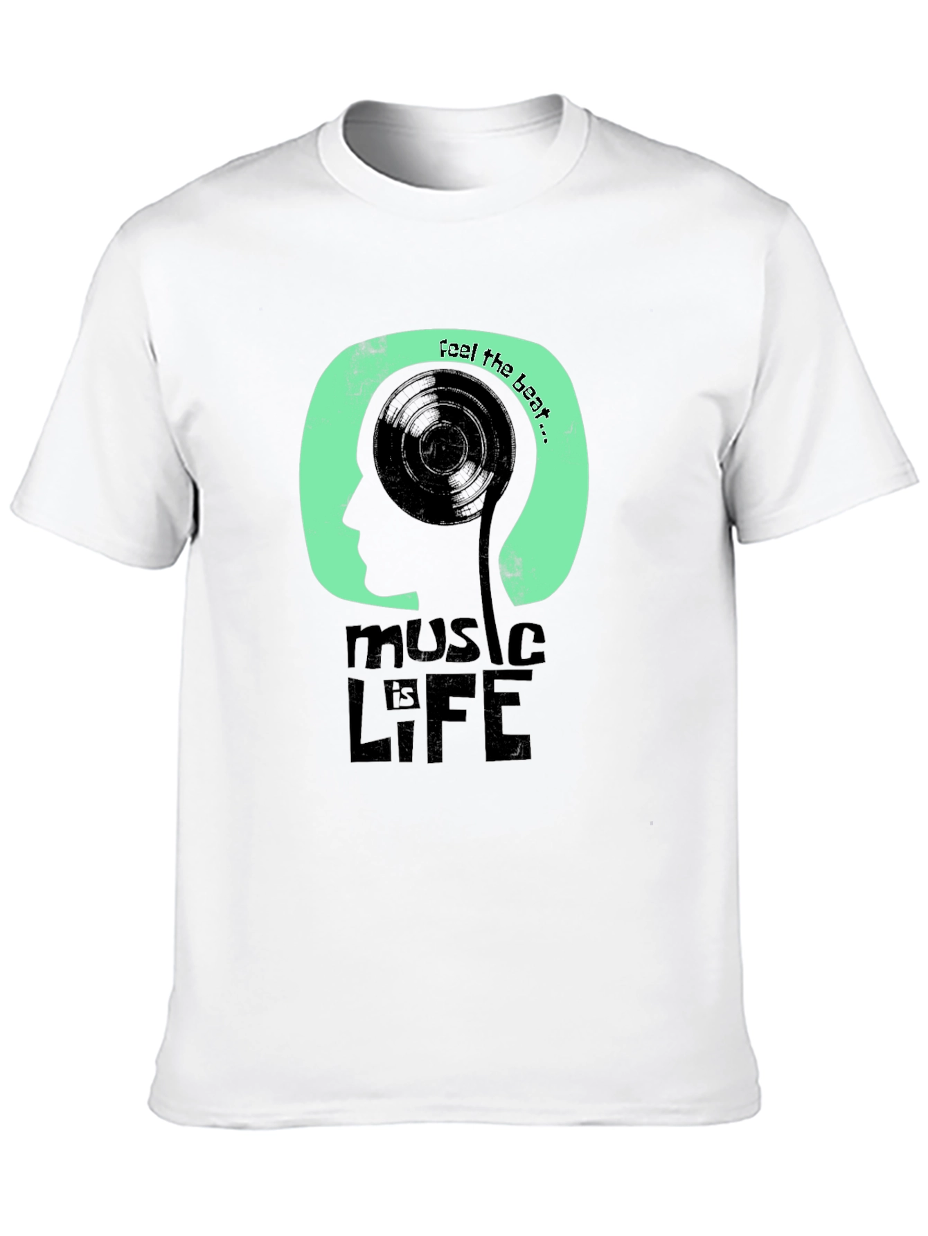 Music is Life Graphic T-Shirt