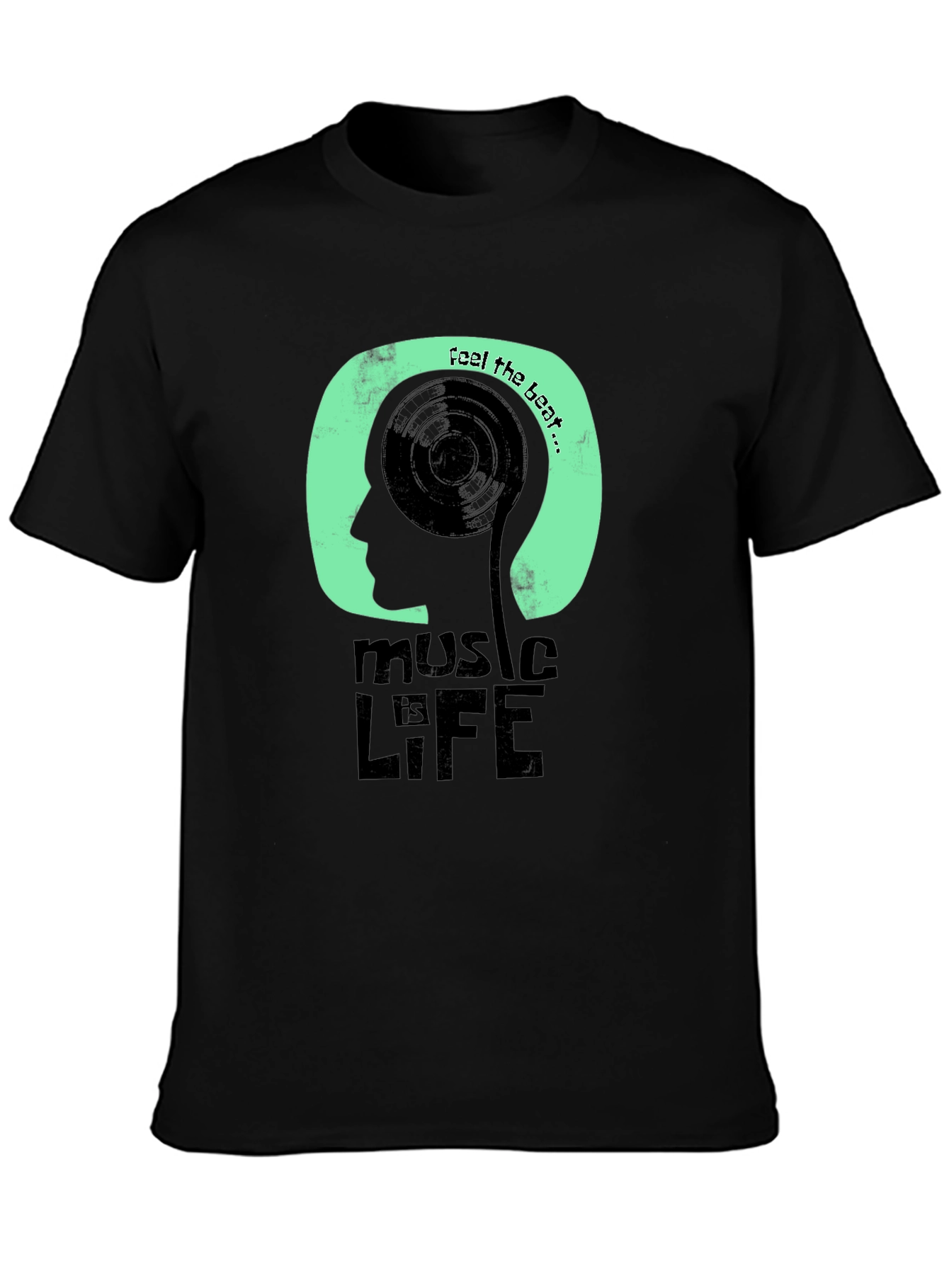 Music is Life Graphic T-Shirt