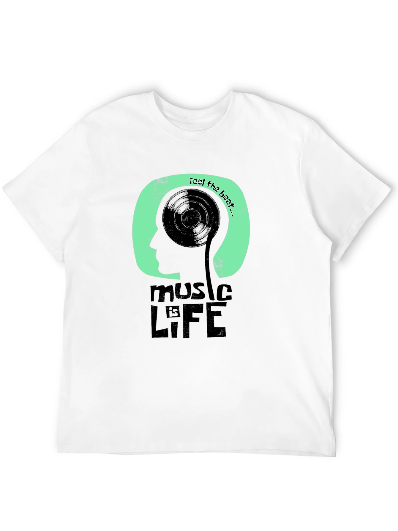 Music is Life Graphic T-Shirt