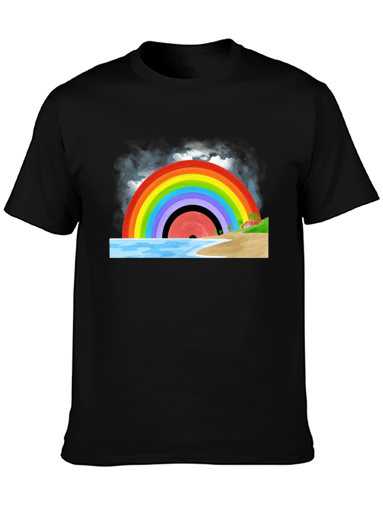 Rainbow Record Beach T-Shirt