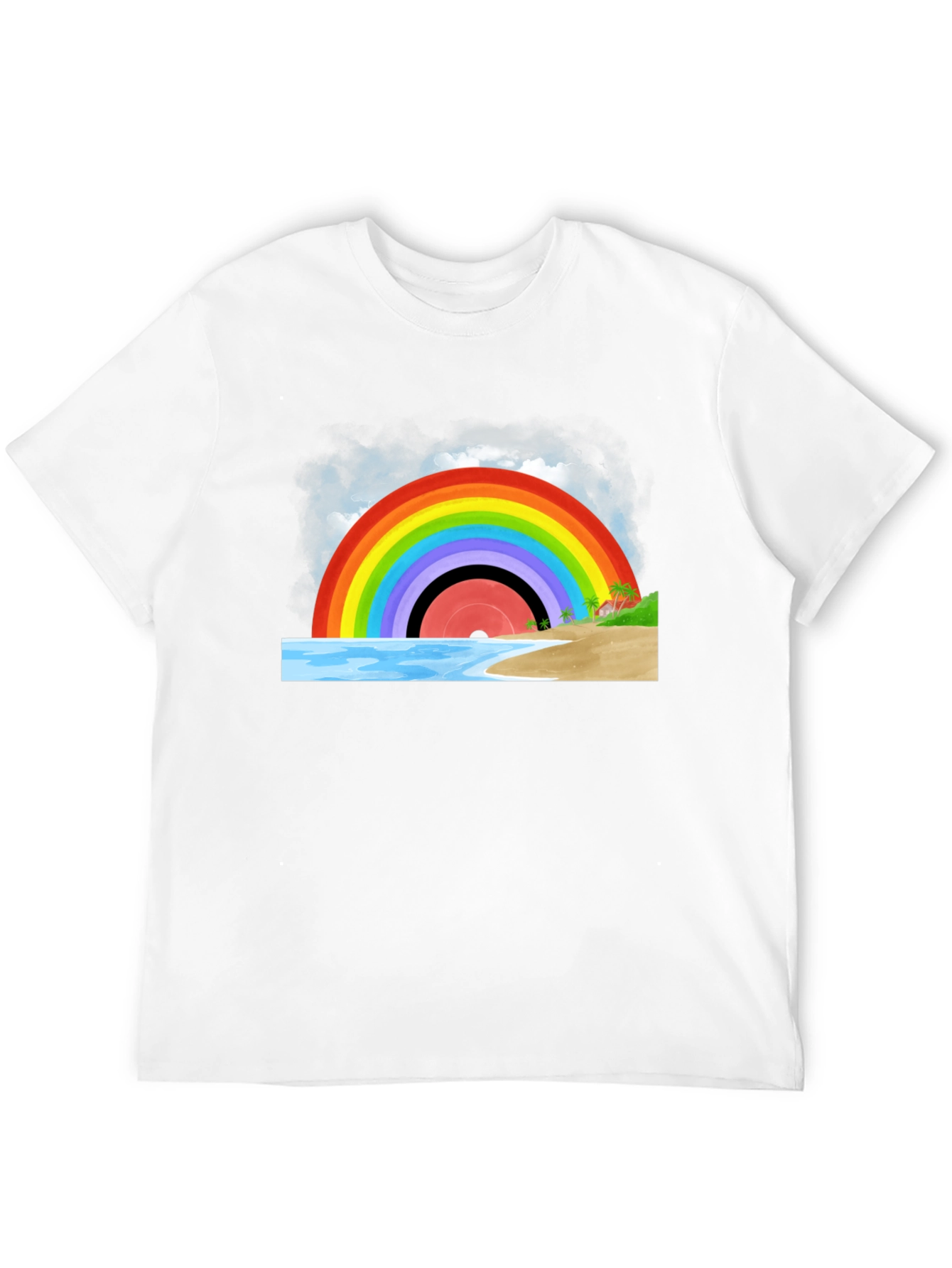 Rainbow Record Beach T-Shirt