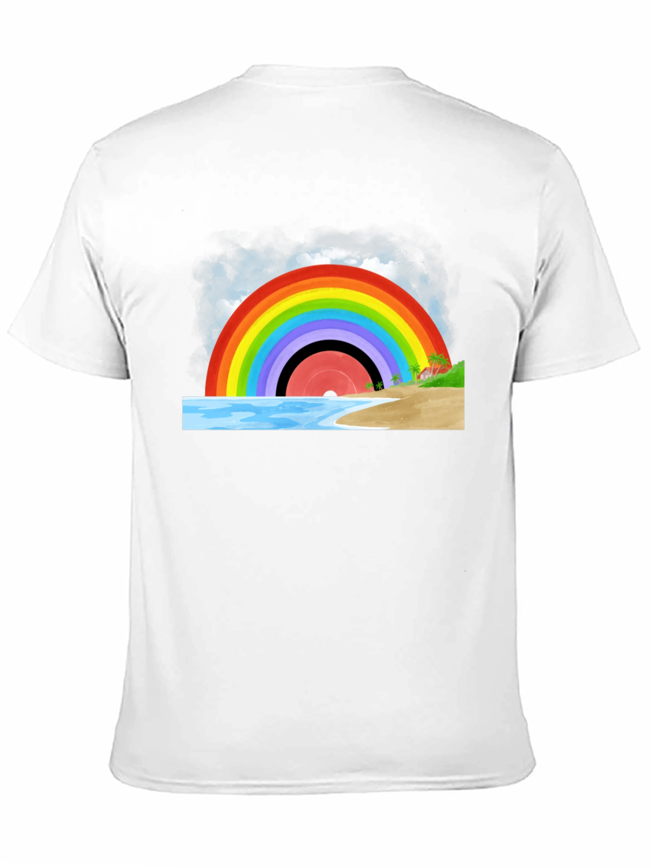 Rainbow Record Beach T-Shirt
