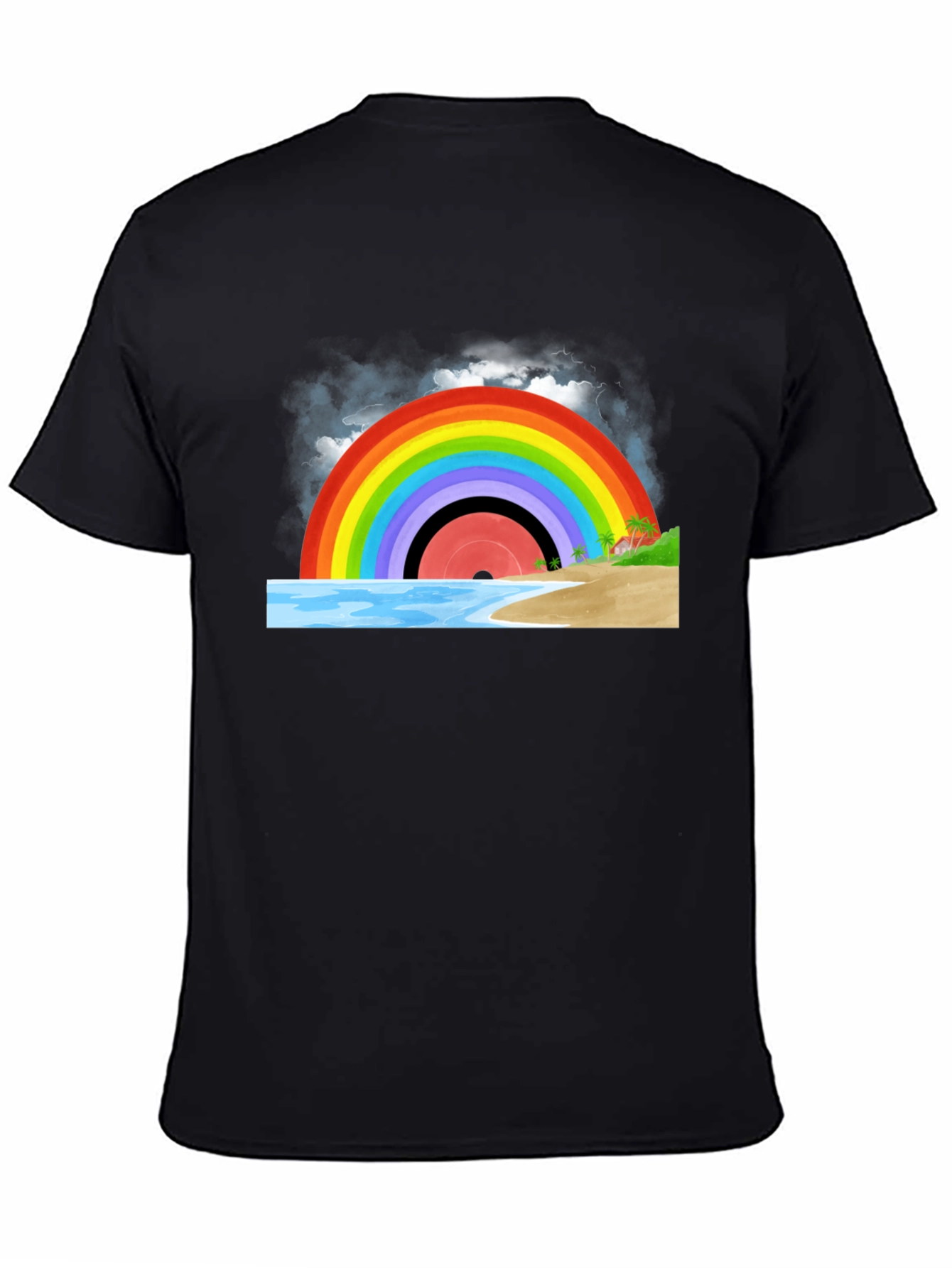Rainbow Record Beach T-Shirt