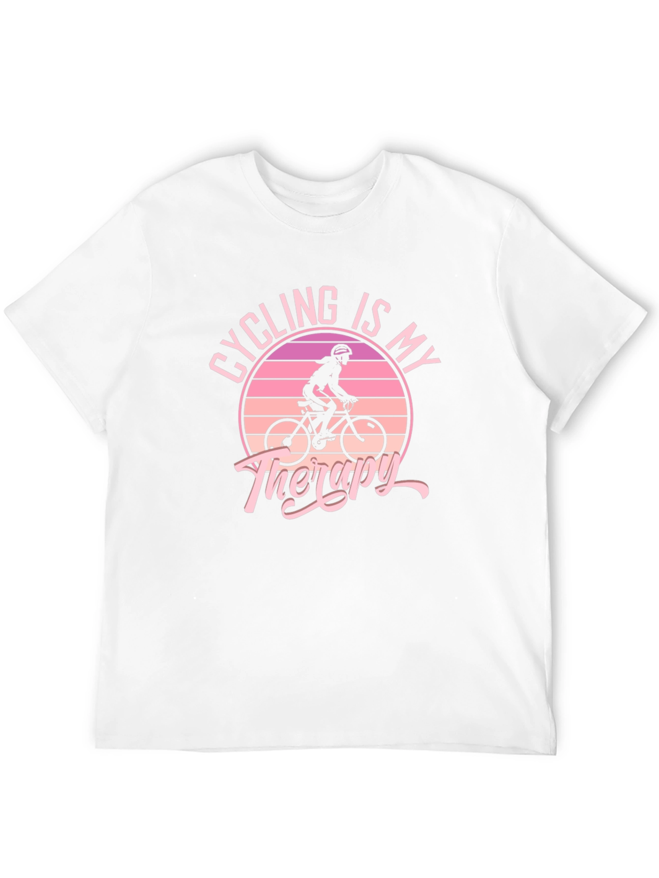 Cycling Is My Therapy Graphic T-Shirt
