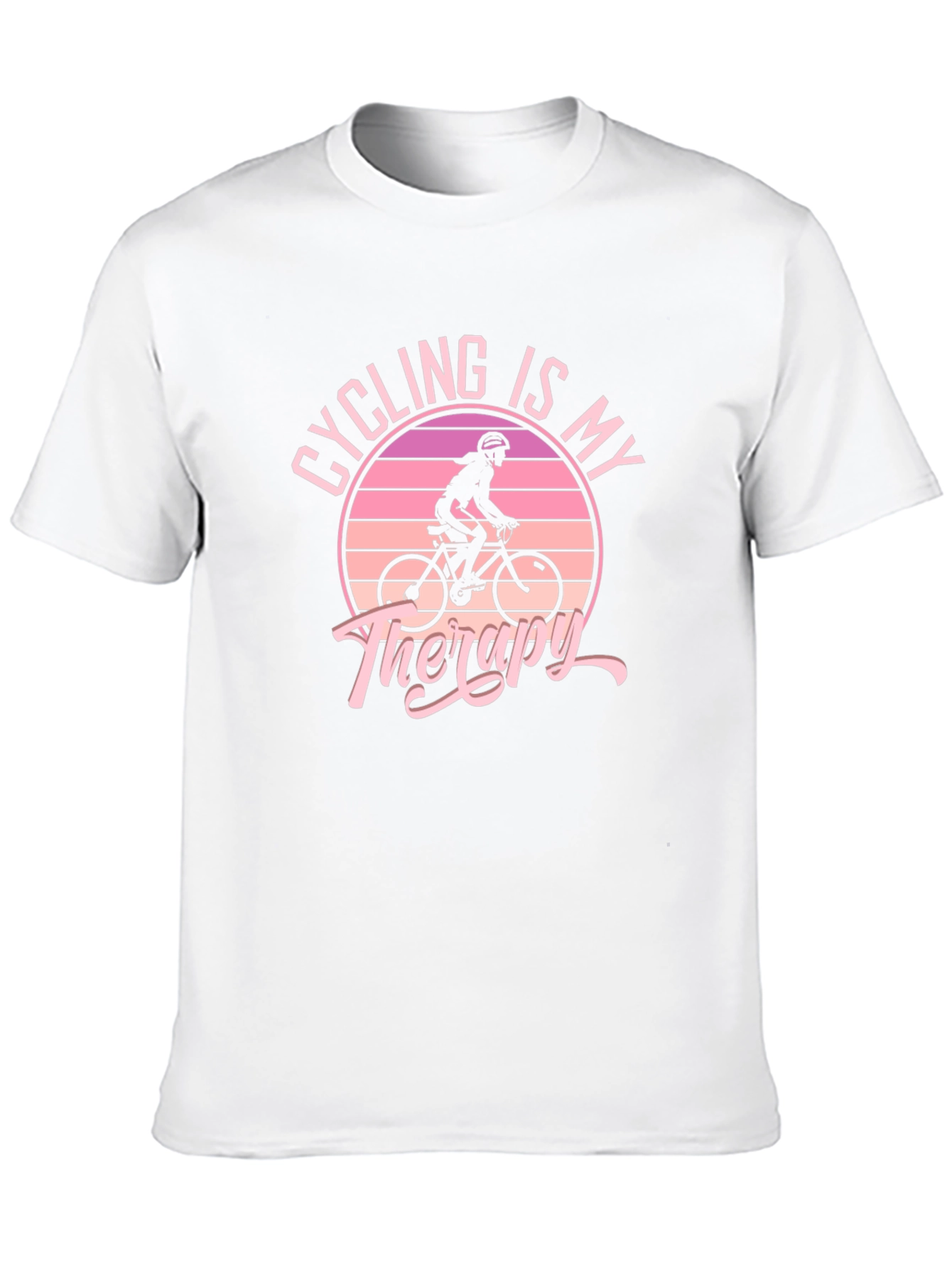 Cycling Is My Therapy Graphic T-Shirt