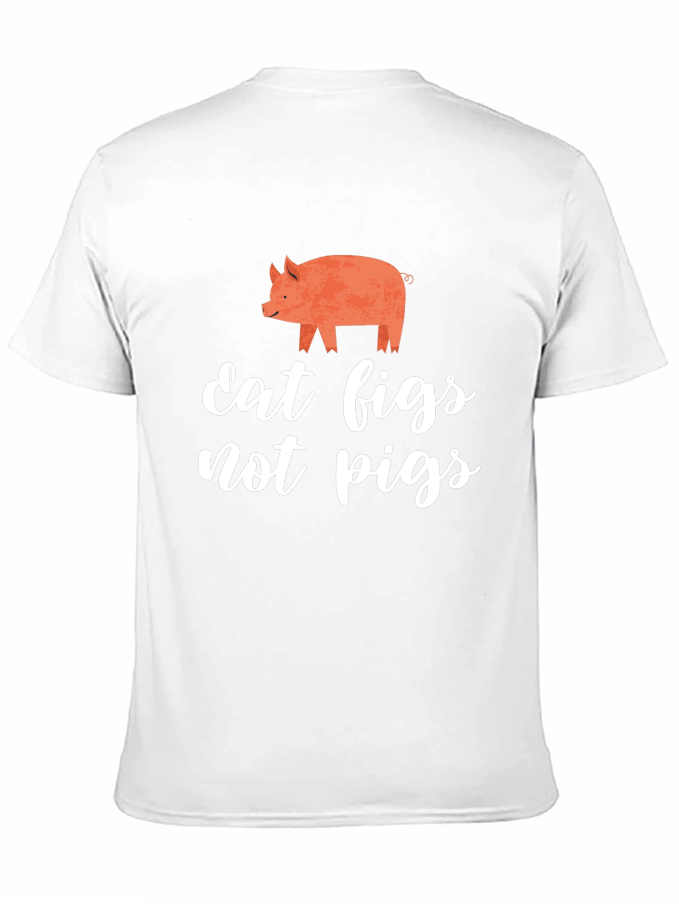 Eat Figs Not Pigs T-Shirt Vegan Tee