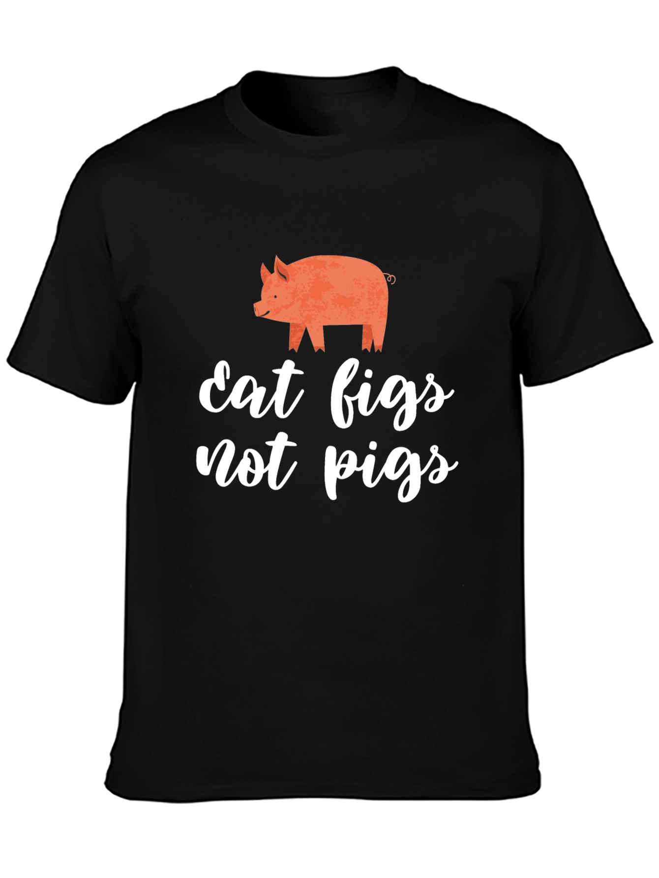 Eat Figs Not Pigs T-Shirt Vegan Tee