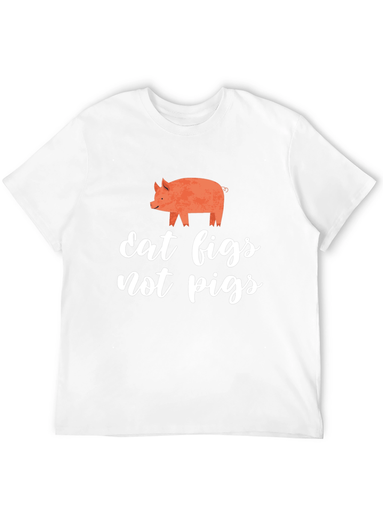 Eat Figs Not Pigs T-Shirt Vegan Tee