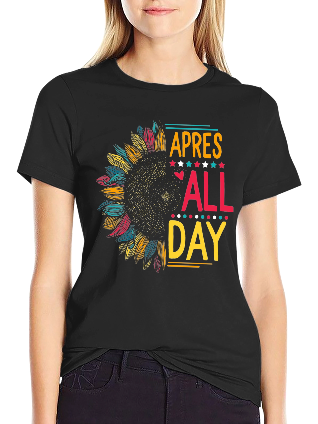 Apres All Day Sunflower Graphic Tee
