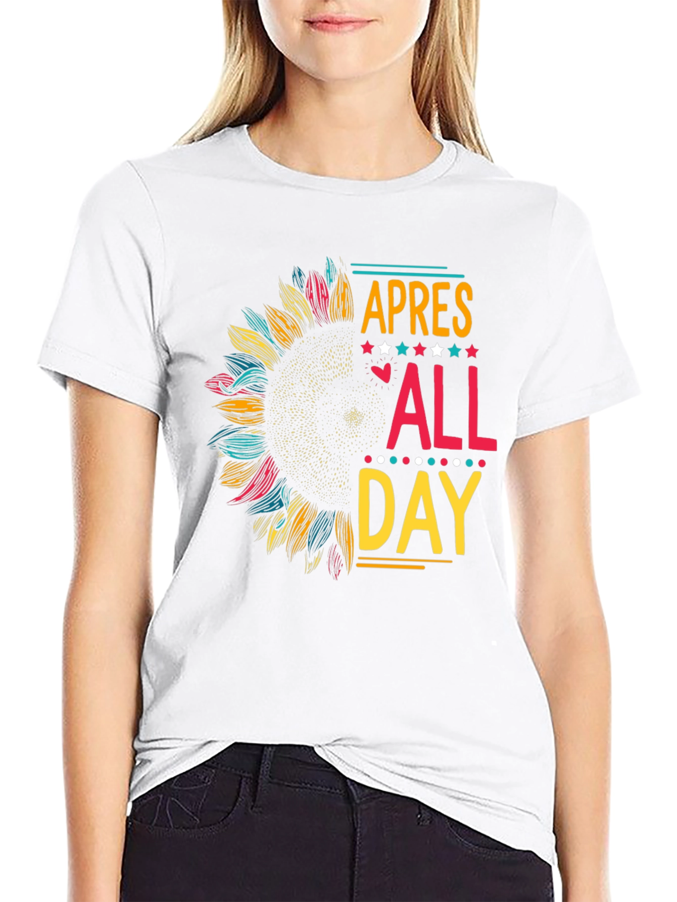 Apres All Day Sunflower Graphic Tee