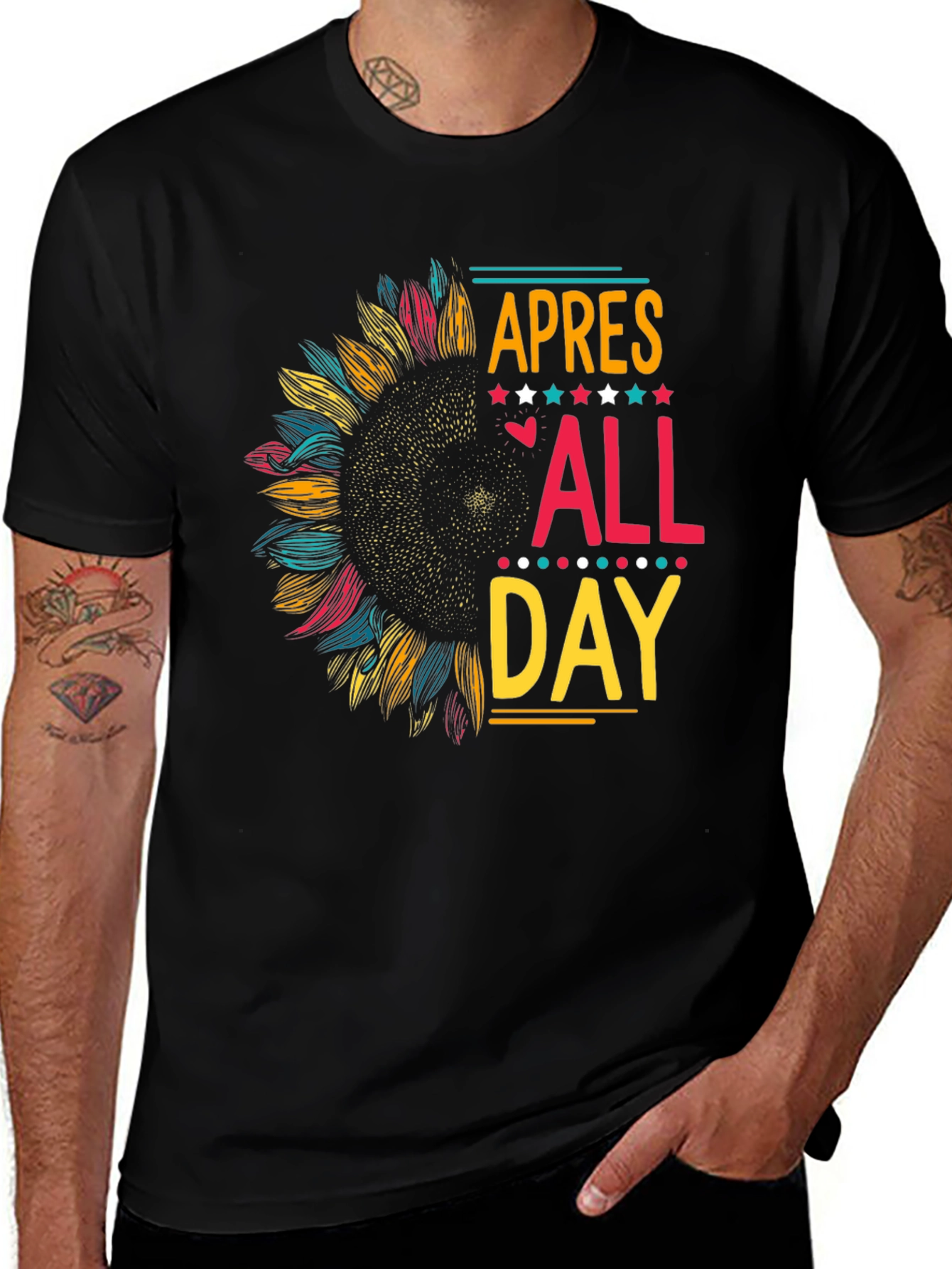 Apres All Day Sunflower Graphic Tee