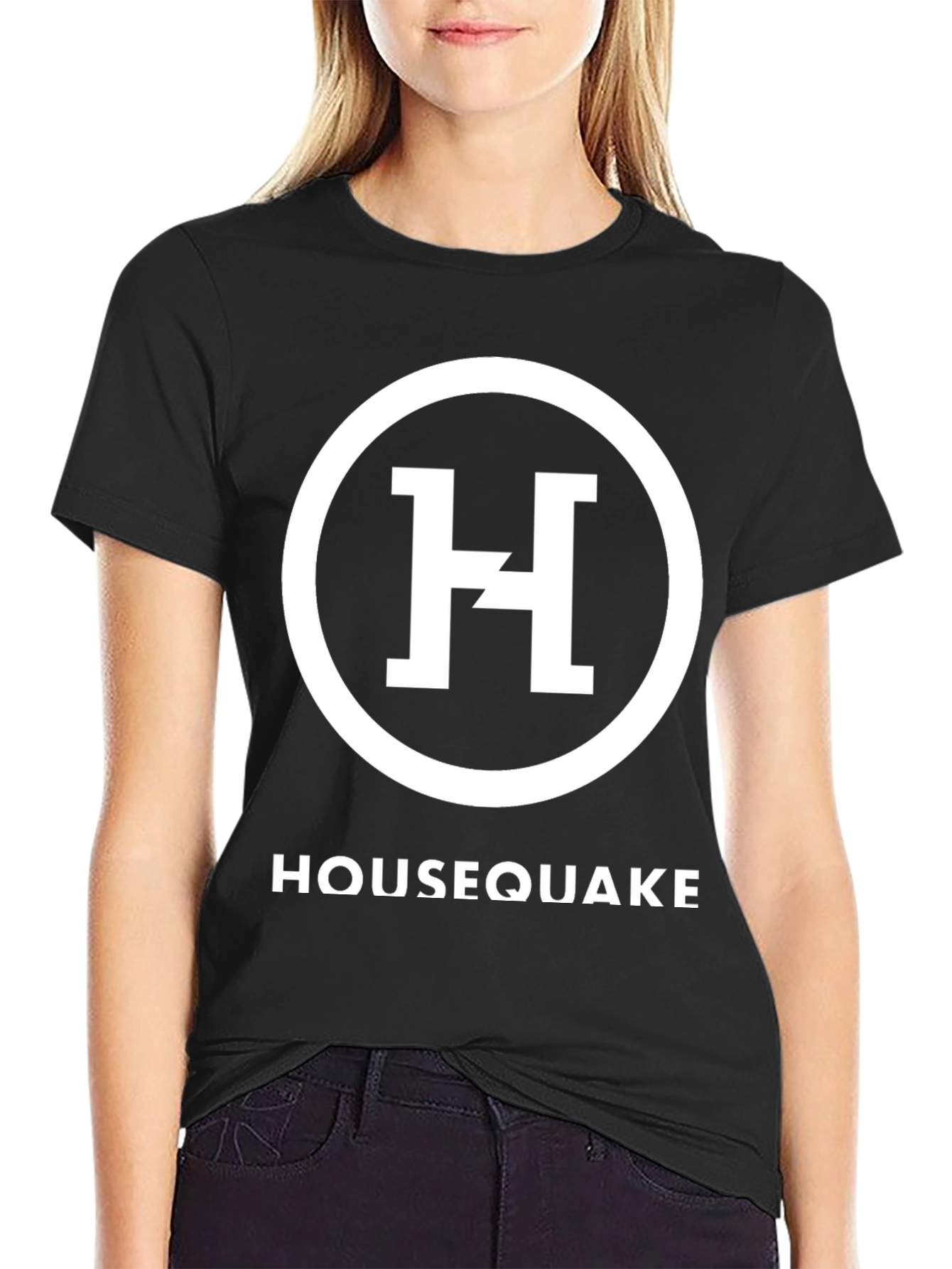 Housequake Black Graphic T-Shirt