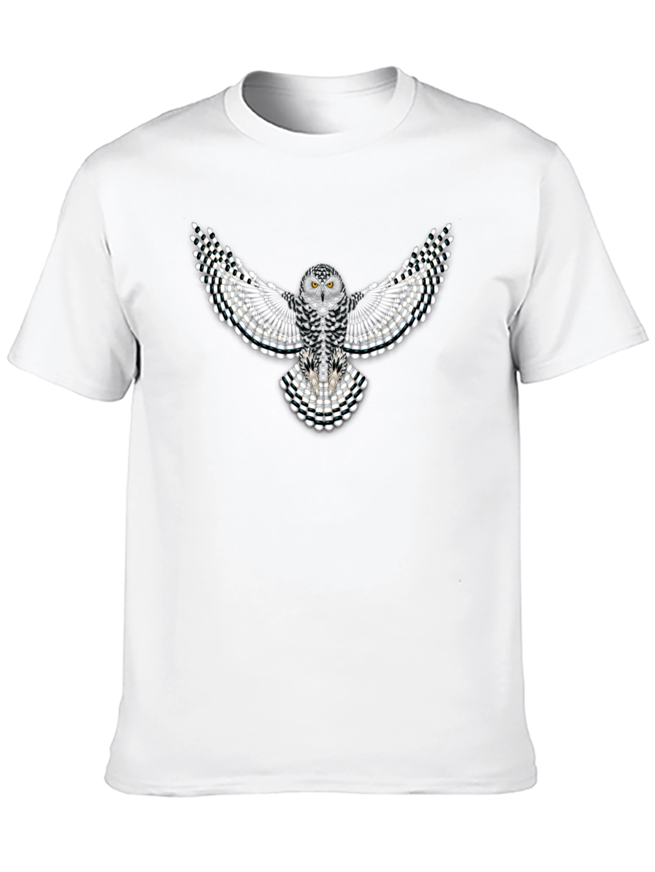 Owl Graphic Tee - Black Cotton Blend