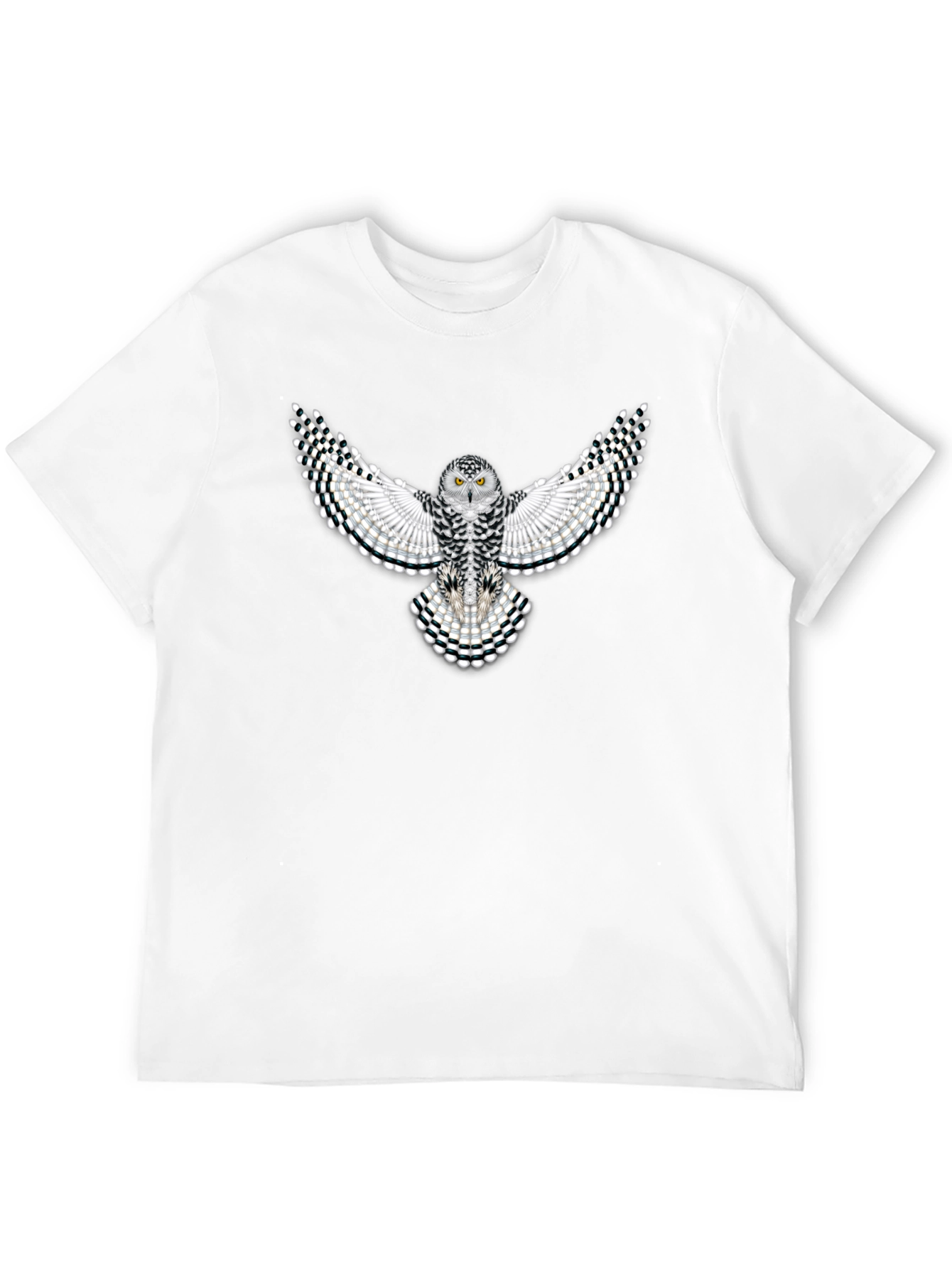 Owl Graphic Tee - Black Cotton Blend