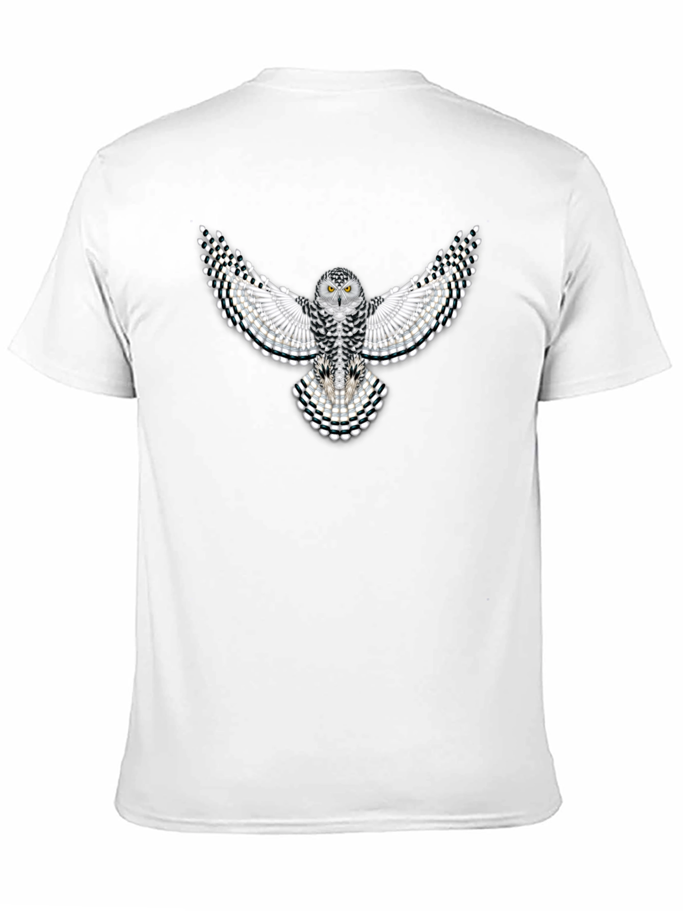 Owl Graphic Tee - Black Cotton Blend