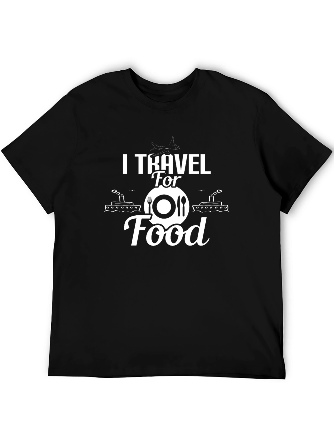 I Travel For Food Graphic Tee