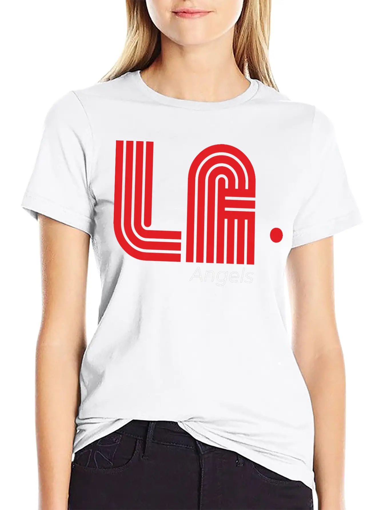 LA. Angels, Retro Style Tees Stylish Everyday T-Shirt – Unisex Basic Cotton Tee