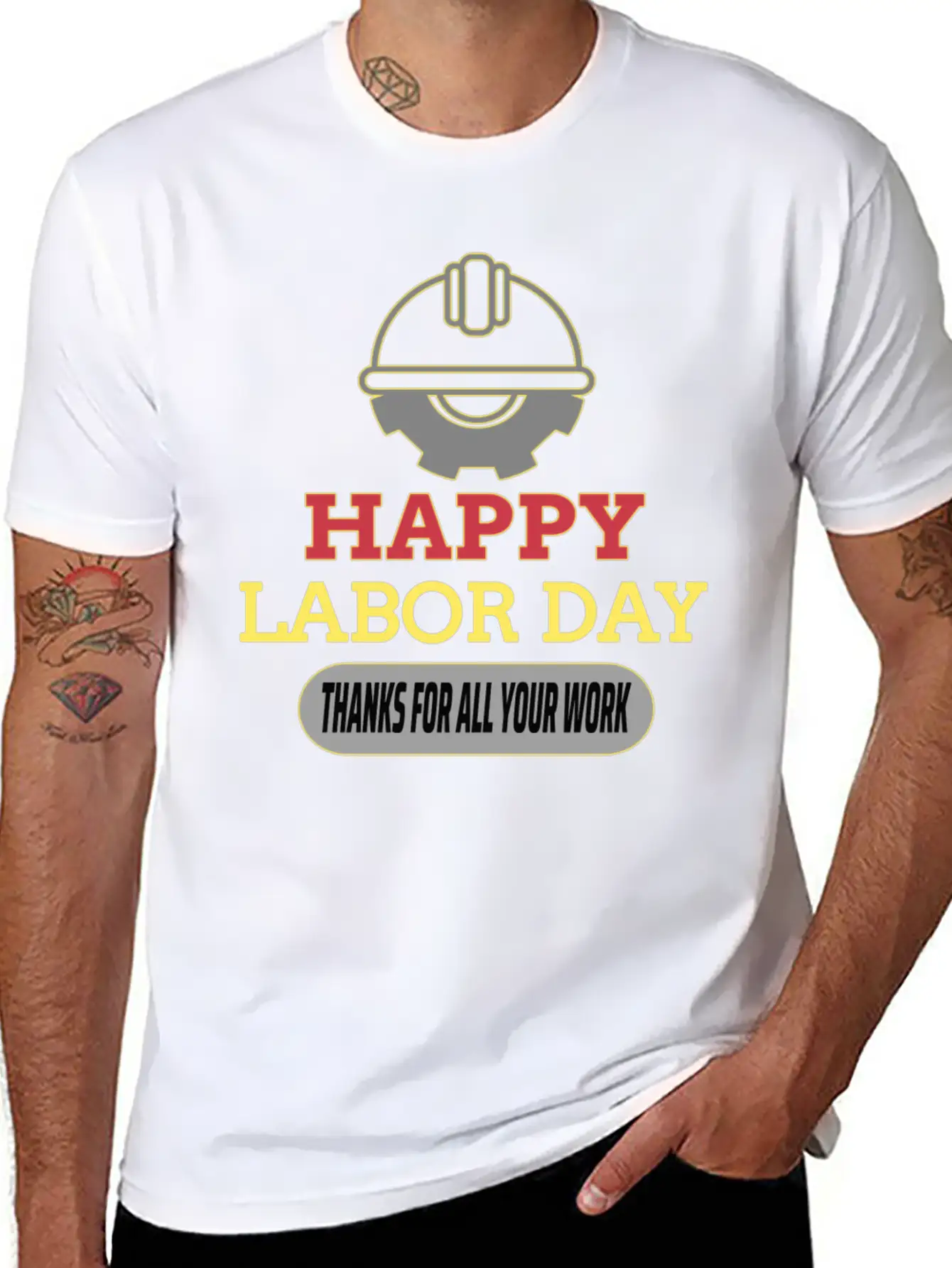 Labor Day Holiday Happy Labor Day Labor Day Unisex Short Sleeve Soft Cotton T-Shirt – Casual Everyday Wear