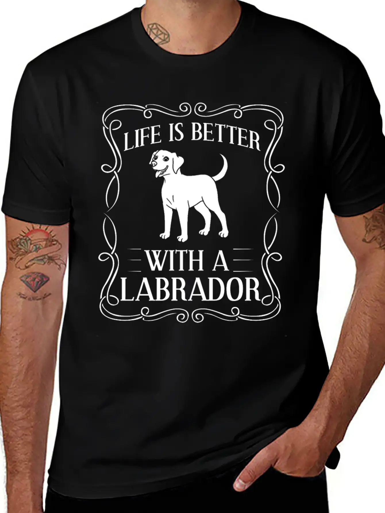 Labrador Retriever Dog Puppies Owner Lover Comfortable Minimalist Graphic Tee – Summer Style Essential