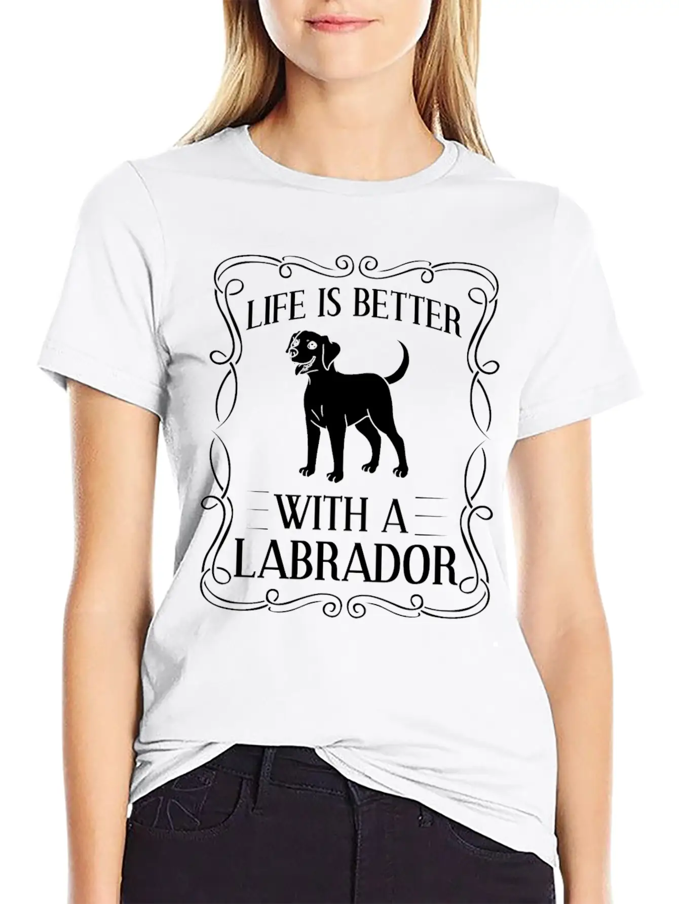 Labrador Retriever Dog Puppies Owner Lover Comfortable Minimalist Graphic Tee – Summer Style Essential