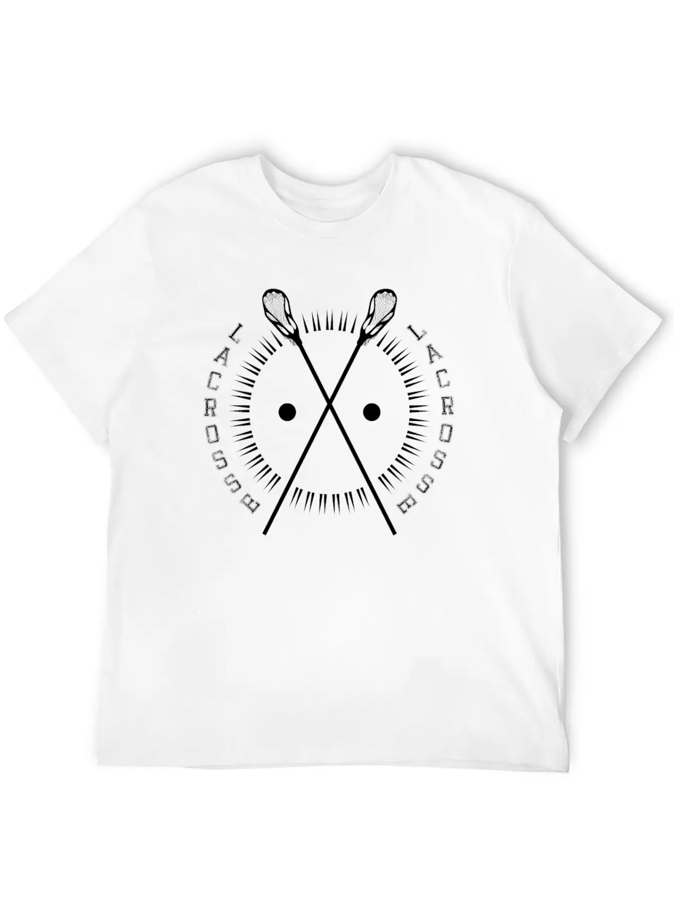 Lacrosse Field Hockey Sticks Goal American Sport Timeless Short Sleeve Tee – Comfy And Minimalist Design