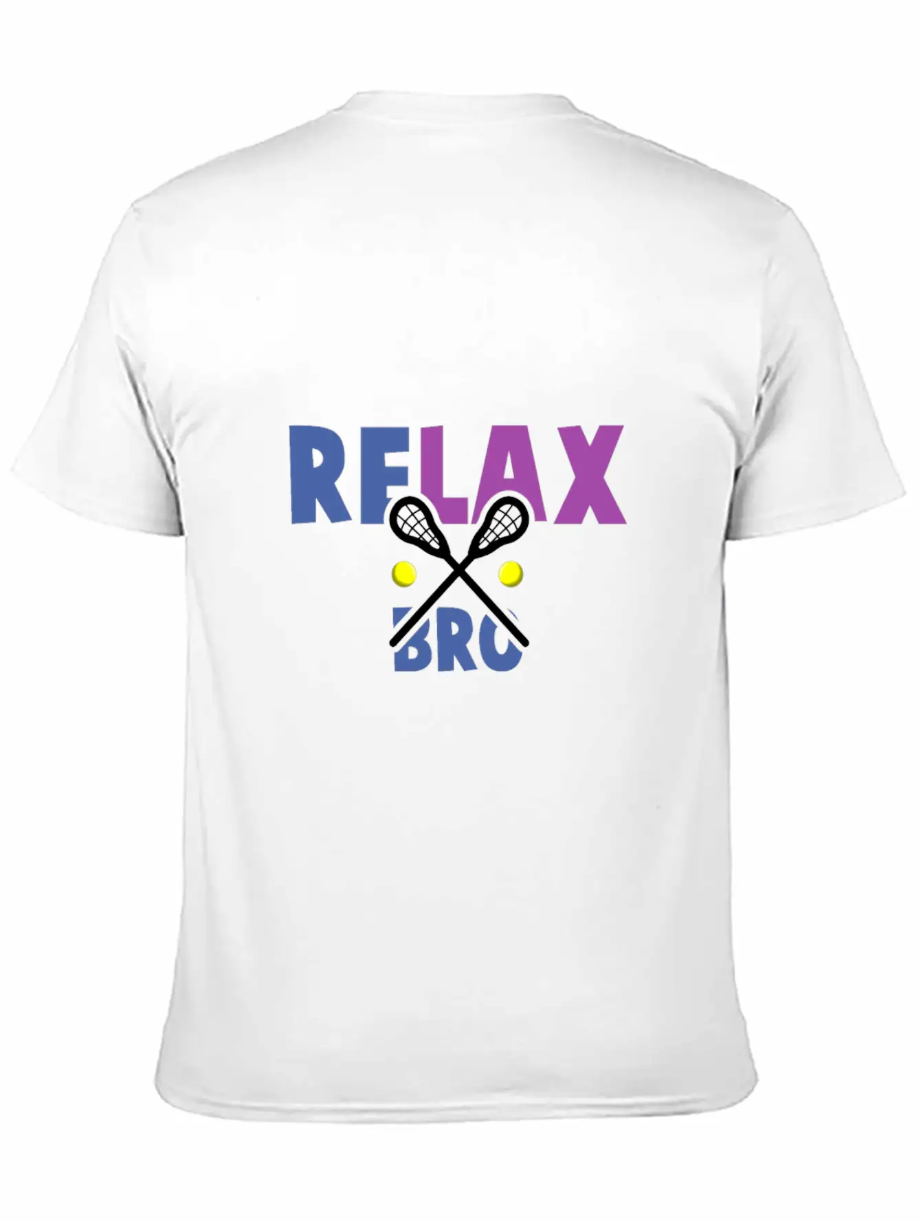 Lacrosse Relax Bro Unisex Casual T-Shirt – Clean Design For Daily Comfort