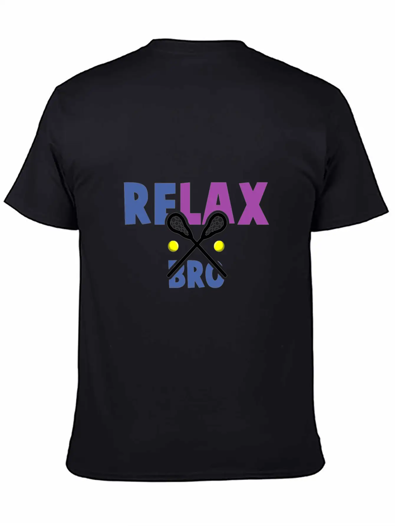 Lacrosse Relax Bro Unisex Casual T-Shirt – Clean Design For Daily Comfort