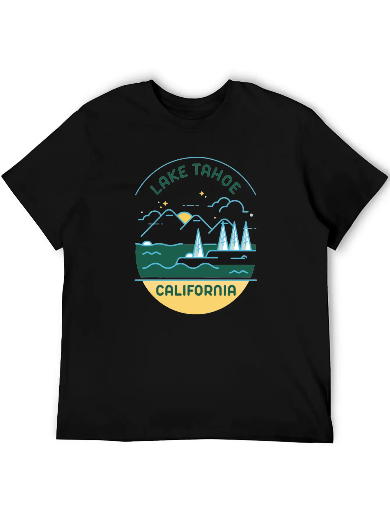 LAKE TAHOE CALIFORNIA Stylish Everyday T-Shirt – Unisex Basic Cotton Tee