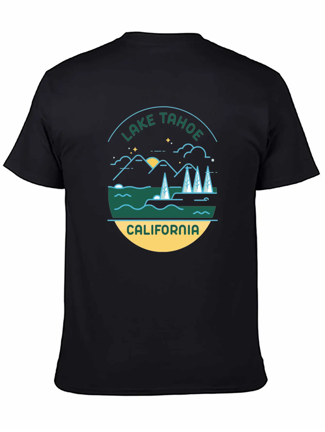 LAKE TAHOE CALIFORNIA Stylish Everyday T-Shirt – Unisex Basic Cotton Tee