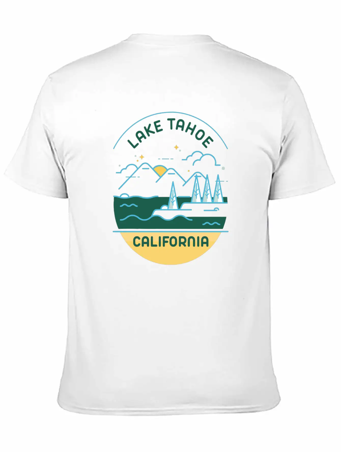 LAKE TAHOE CALIFORNIA Stylish Everyday T-Shirt – Unisex Basic Cotton Tee
