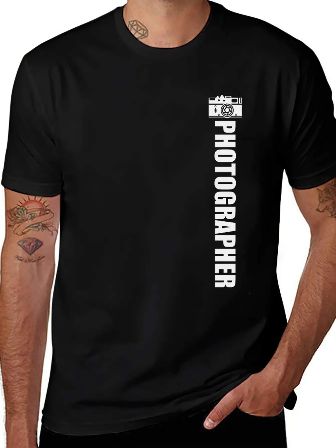Landscape-Photographer Camera Unisex Casual T-Shirt – Clean Design For Daily Comfort