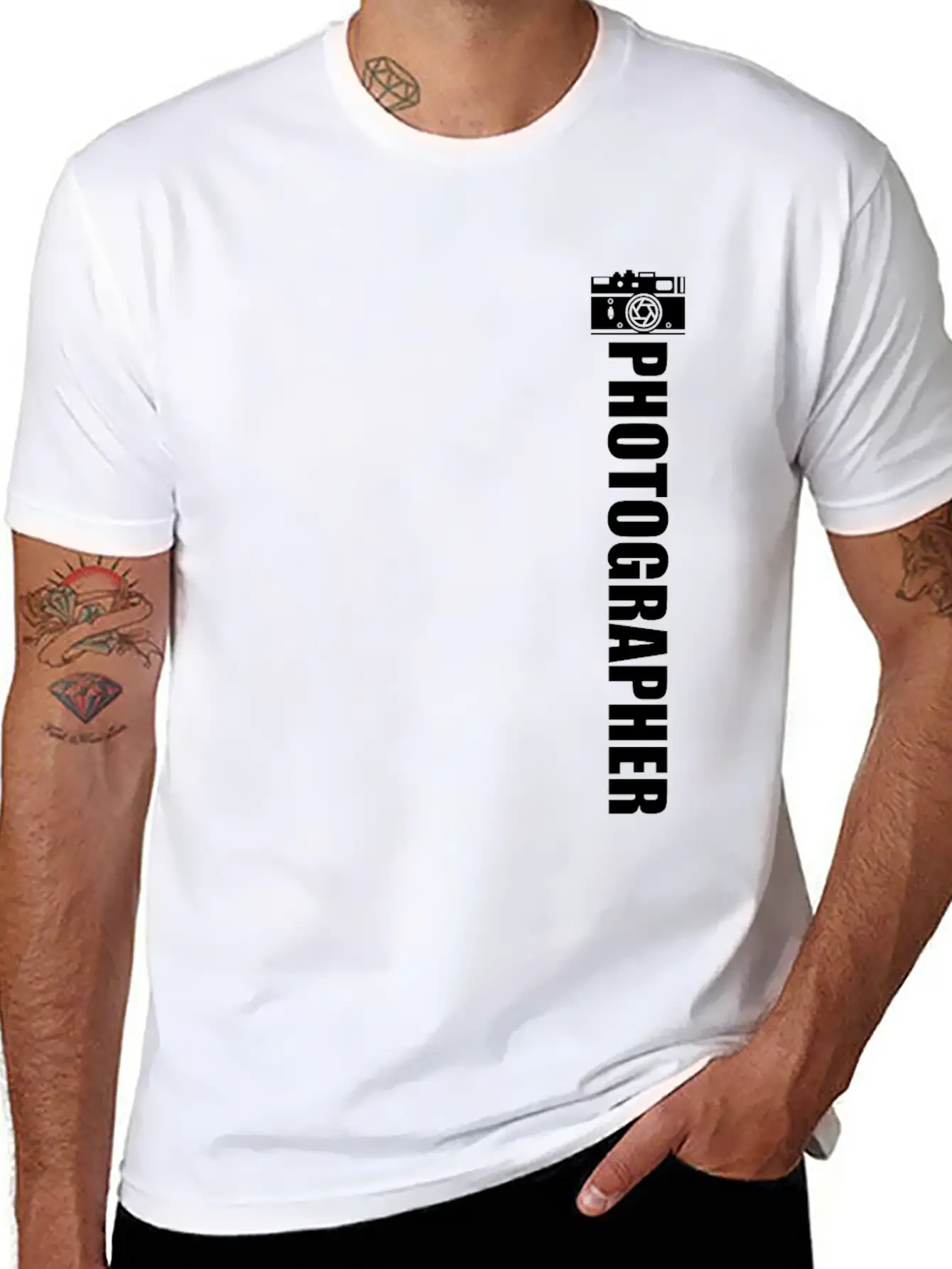 Landscape-Photographer Camera Unisex Casual T-Shirt – Clean Design For Daily Comfort