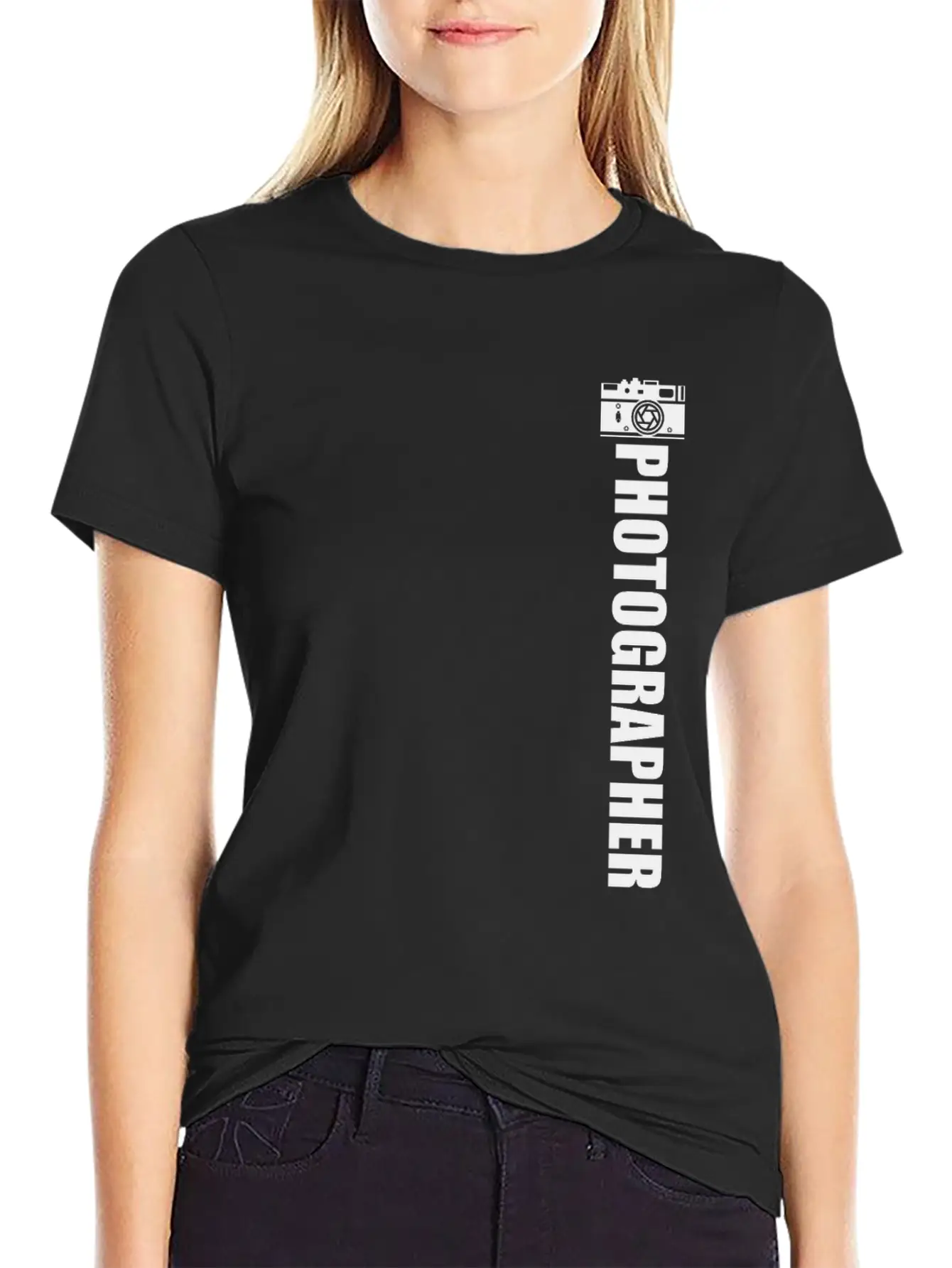 Landscape-Photographer Camera Unisex Casual T-Shirt – Clean Design For Daily Comfort